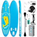 FunWater Stand Up Paddling Board 320 cm & 350 cm–SUP für 2 Personen/Familien,mit komplettem Zubehör,Doppellagiges PVC,anfängerfreundlich,Aufblasbares Paddle Board für Erwachsene & Einsteiger