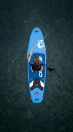 CRESSI seit 1946 - Ultra Isup/Kayak Set - Aufblasbares SUP Board für Erwachsene Große Stabilität Strapazierfähigkeit Komplett Zubehör Paddel Flosse Pumpe Leine Tasche - 320x81x8 cm Max 130 kg
