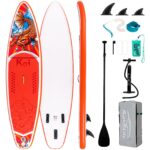 FunWater Stand Up Paddling Board 320 cm & 350 cm–SUP für 2 Personen/Familien,mit komplettem Zubehör,Doppellagiges PVC,anfängerfreundlich,Aufblasbares Paddle Board für Erwachsene & Einsteiger