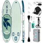 FunWater Stand Up Paddling Board 320 cm & 350 cm–SUP für 2 Personen/Familien,mit komplettem Zubehör,Doppellagiges PVC,anfängerfreundlich,Aufblasbares Paddle Board für Erwachsene & Einsteiger