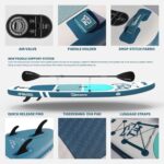 TIGERXBANG SUP Boards Stand Up Paddling Board, aufblasbare Paddle-Boards Defender-Pro-Kollektion