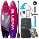 Bluefin Cruise 10'8 aufblasbares Paddleboard | Premium-SUP-Paket & Zubehör | Rutschfestes Deckpad & leicht | 6' Dickes Allround-SUP-Paddleboard | Stand-up-Board für Erwachsene & Jugendliche
