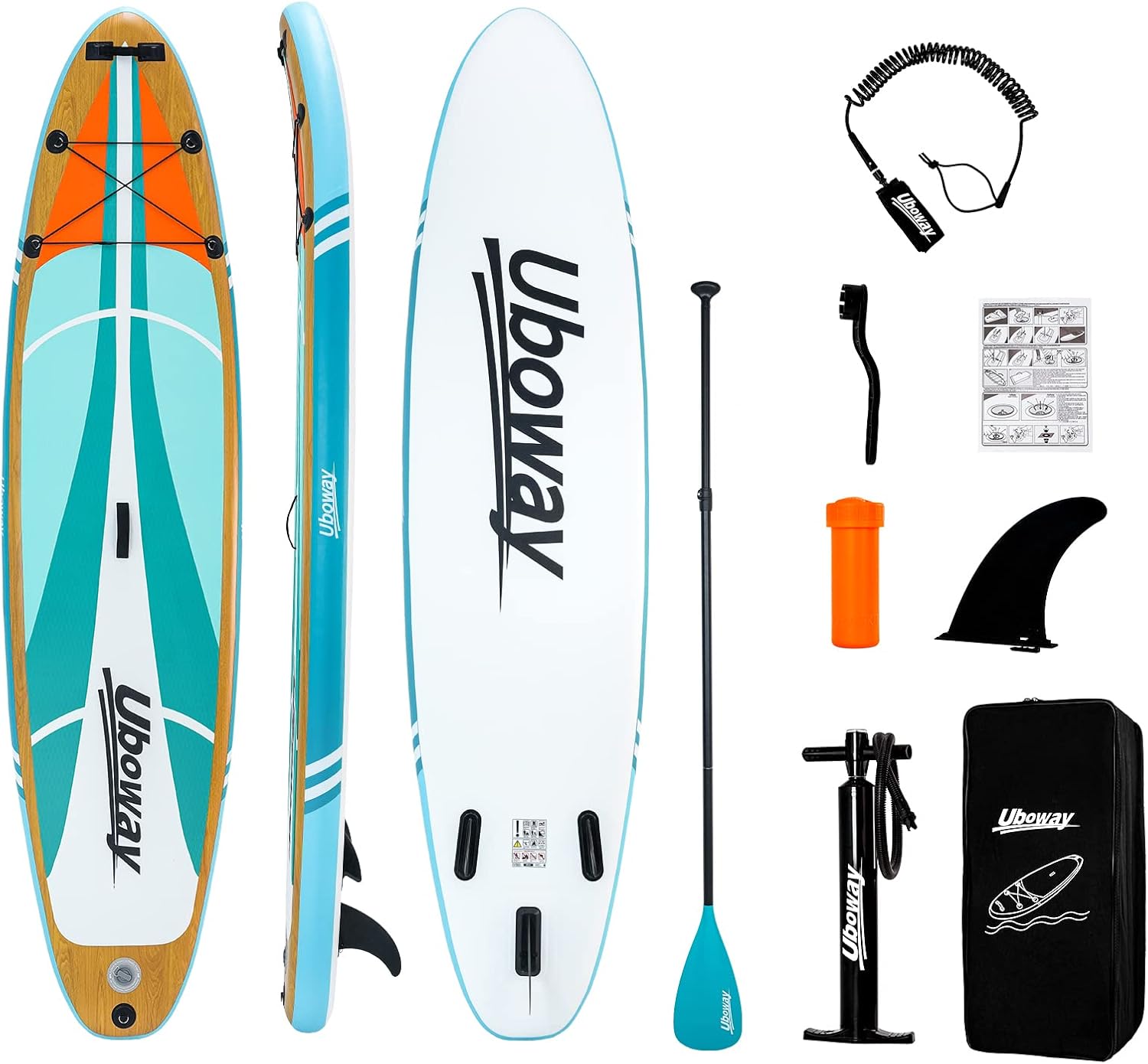71sKodczIPL._AC_SL1500 Signstek Stand Up Paddling Board Aufblasbares SUP Board Set Aufblasbar Paddle Surfboard Stabiles Leichtgewicht Komplettes Zubehör