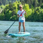 Aqua Marina Vapor SUP Aufblasbares Stand Up Paddle Board mit Paddel, Leine, Magic Rucksack und Double Action Pumpe