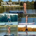 TIGERXBANG Aufblasbares Stand-Up-Paddle-Board mit Zubehör 335 × 86 × 15 cm, SUP Board für Erwachsene, Kollektion Shadow