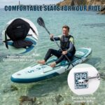 FunWater Stand Up Paddling Board 320 cm & 350 cm–SUP für 2 Personen/Familien,mit komplettem Zubehör,Doppellagiges PVC,anfängerfreundlich,Aufblasbares Paddle Board für Erwachsene & Einsteiger