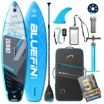 Bluefin Cruise 10'8 aufblasbares Paddleboard | Premium-SUP-Paket & Zubehör | Rutschfestes Deckpad & leicht | 6' Dickes Allround-SUP-Paddleboard | Stand-up-Board für Erwachsene & Jugendliche