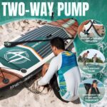 11'6"x35"Inflatable Paddle Board, (SUP) für Erwachsene mit 450 lbs Tragfähigkeit extra breiter Rutschfester und Stabiler Plattform,Kajak Sitz Premium Accessoires Rucksack,geeignet für Yoga